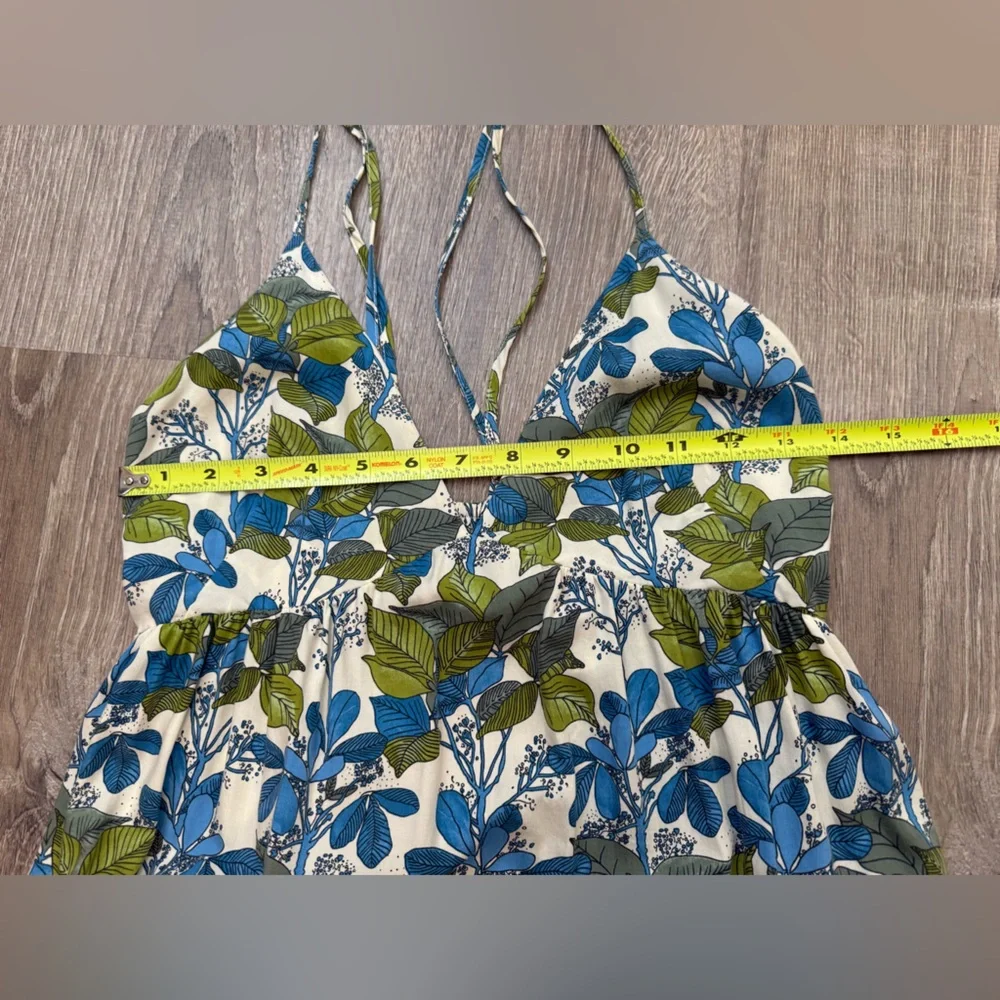 Pataloha Strappy Dress Hevea Branches Warm White XS - Picture 6 of 10